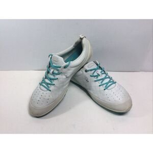 Ecco Biom Natural Motion Women Sz 9 Running Shoes Yak Leather White Womens EU 40